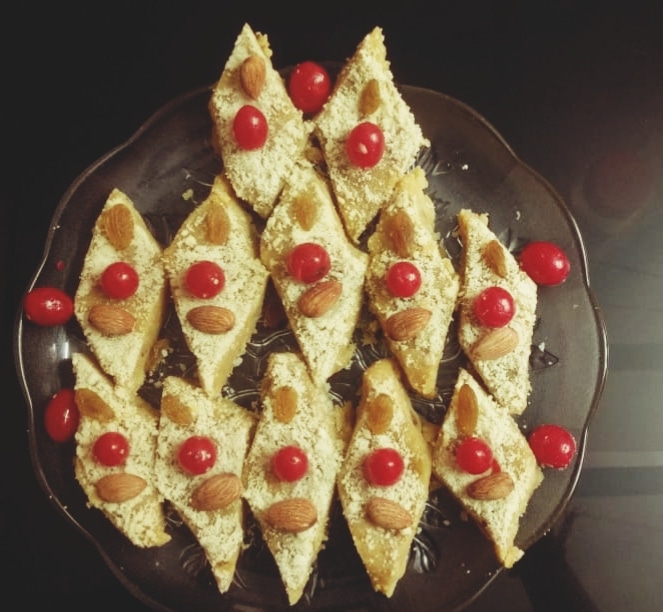 Cholar Daler Barfi (Bengali Gram Sweet Delicacy)