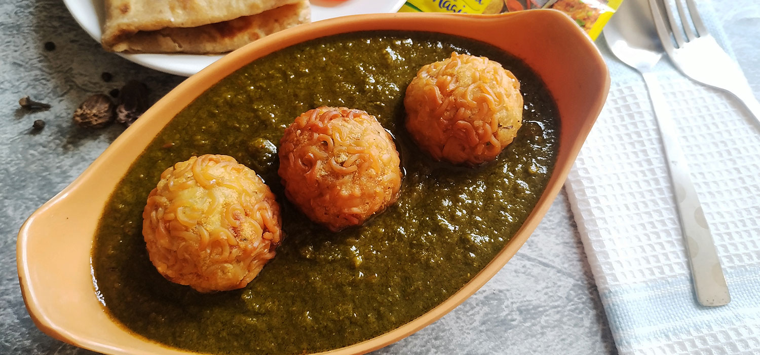 MAGGI Kofta in Palak Gravy Recipe